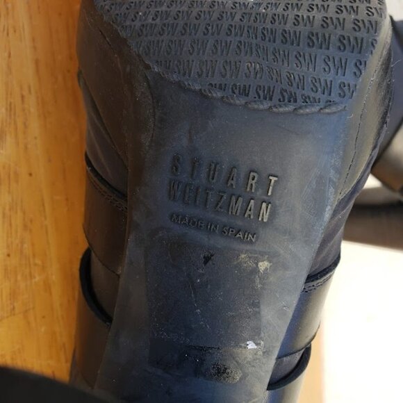 Stuart Weitzman Y2K Nylon WindUp Ankle Boots - Picture 8 of 9